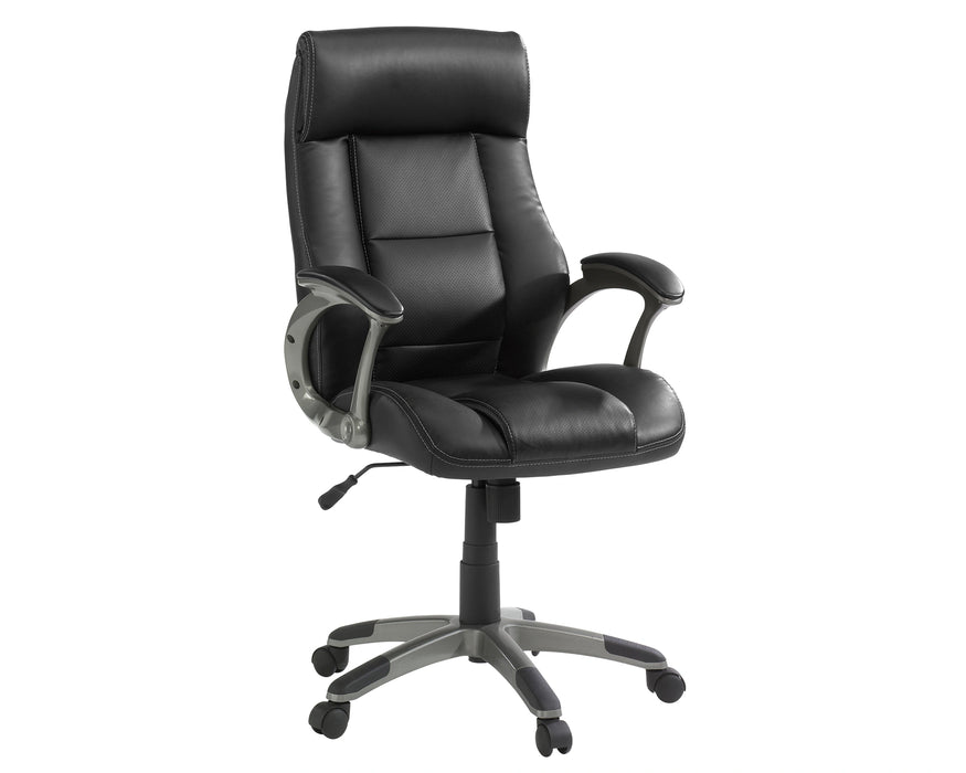 Manager Chair Leather Black