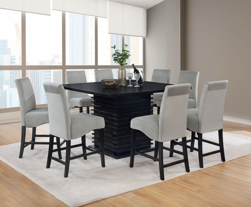 Stanton Dining Set Black and Grey