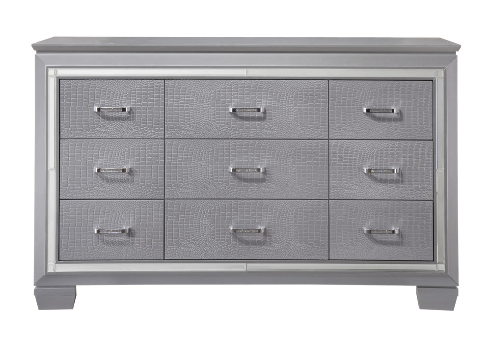 Crown Mark Furniture Lillian Dresser in Silver image