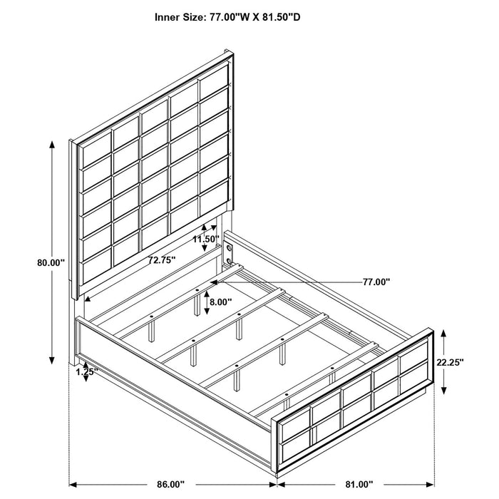 Durango Panel Bed