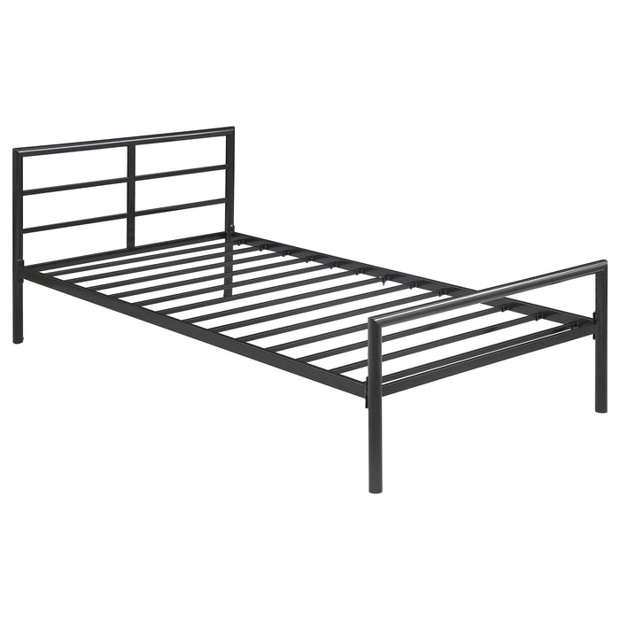 Fisher Twin Metal Bed Gunmetal image