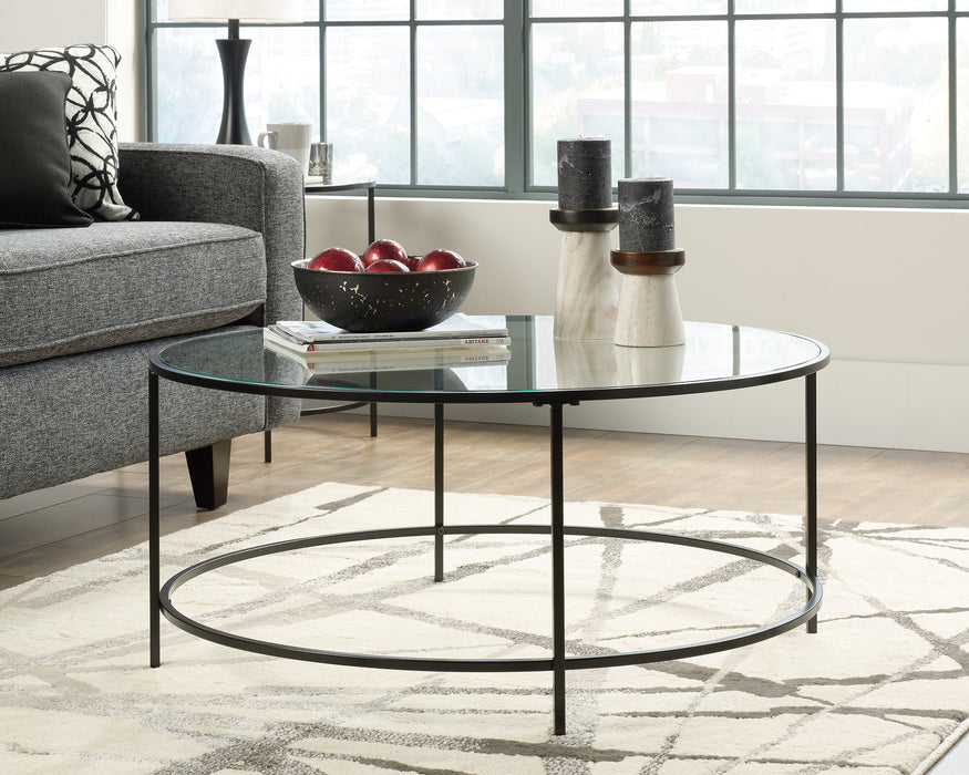 Harvey Park Coffee Table Black/clear Gla