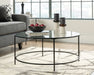 Harvey Park Coffee Table Black/clear Gla image