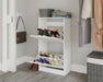 Shoe Storage Cabinet White 3a image