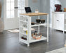 Kitchen Island Baltic Oak/white image