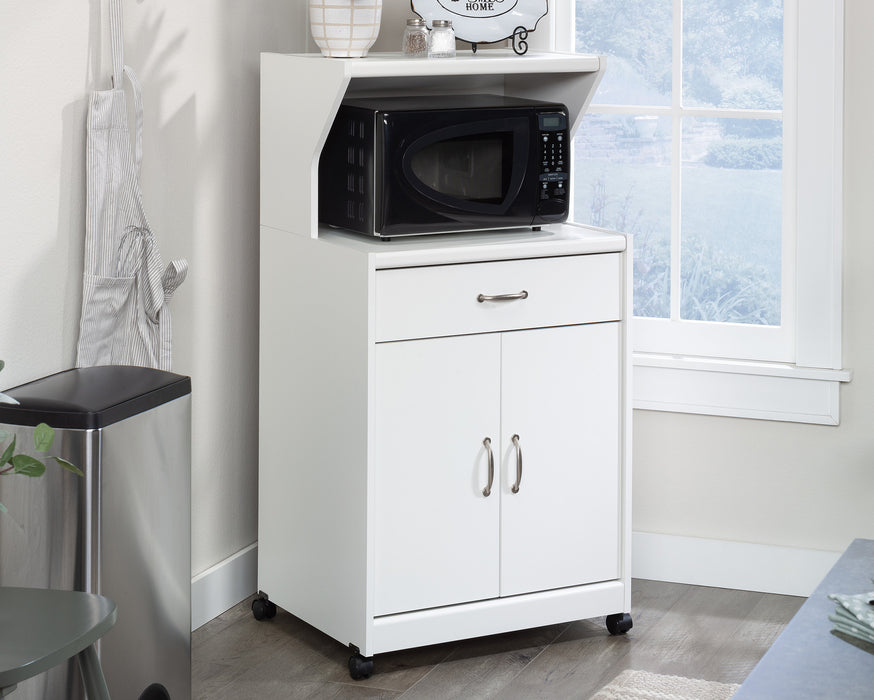 Microwave/kitchen Cart Glacier White