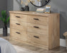 Aspen Post 6 Drawer Dresser Pmo A2 image