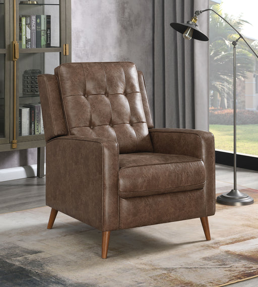 Davidson Upholstered Tufted Push Back Recliner image