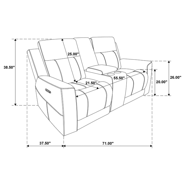 Kennett Power Reclining Loveseat