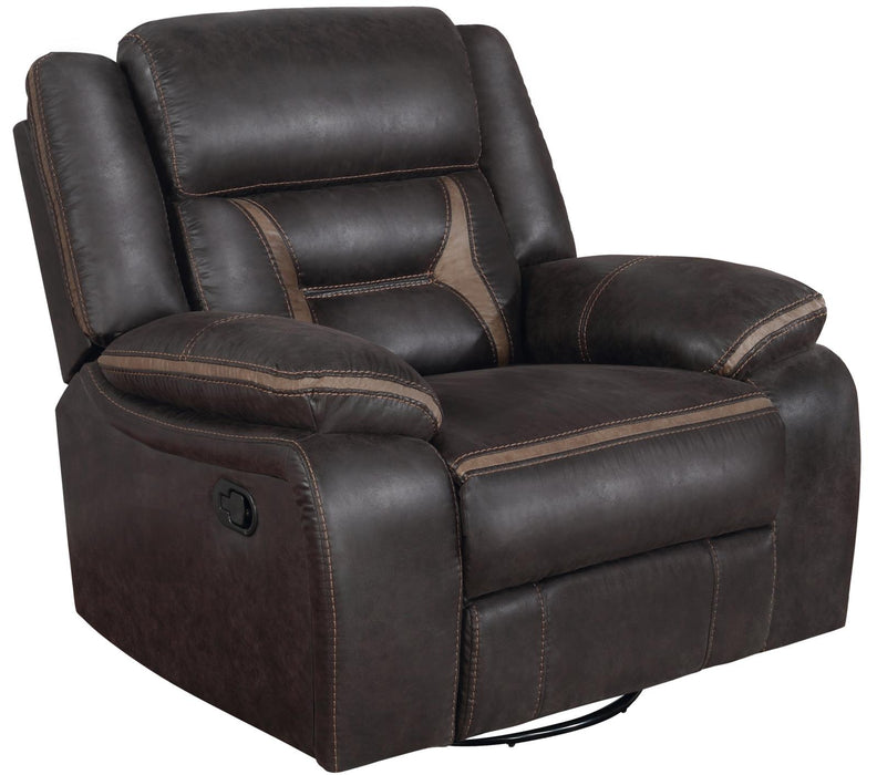 Greer Upholstered Tufted Back Glider Recliner image