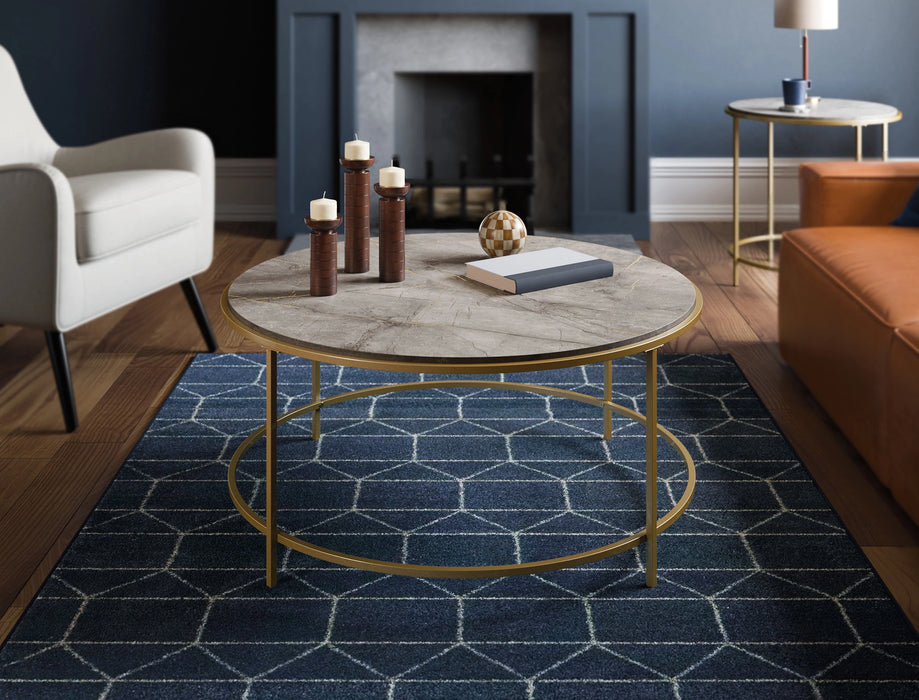 Int Lux Coffee Table Rd Deco Stone