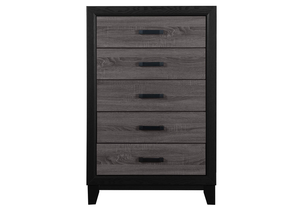 Lisbon Grey and Black Chest