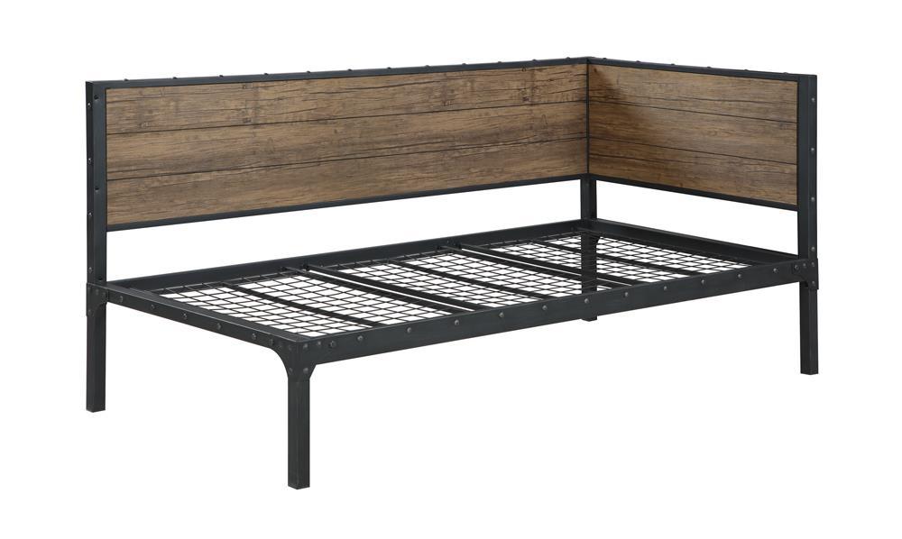 Getler Daybed Weathered Chestnut and Black