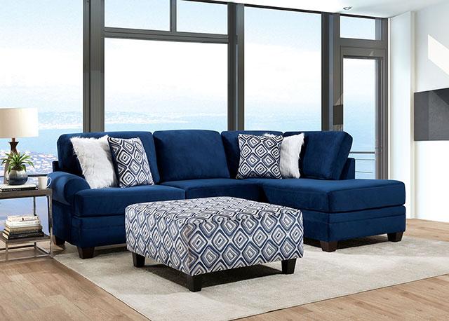 WALDPORT Sectional, Navy