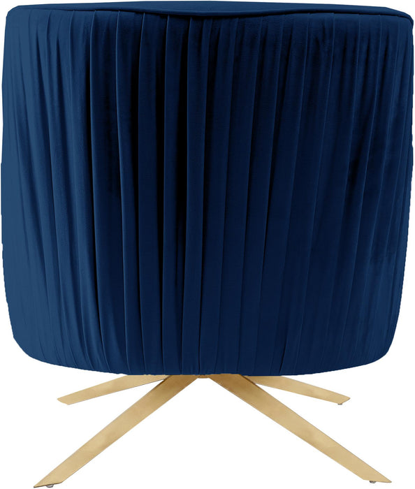 Paloma Navy Velvet Accent Chair