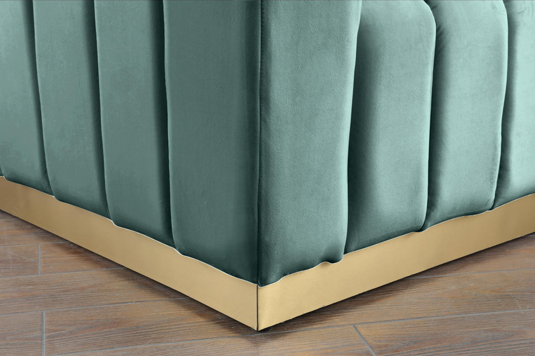 Marlon Mint Velvet Sofa