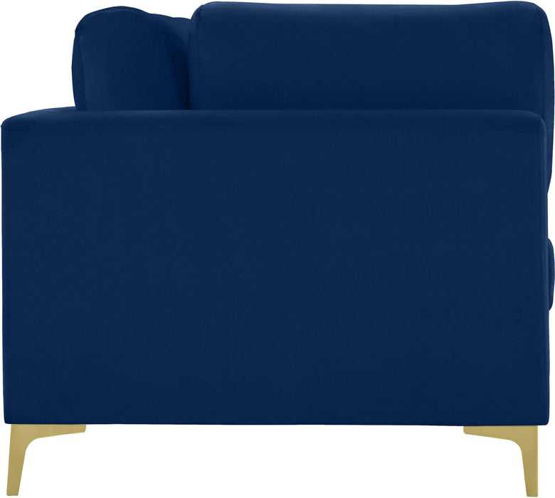 Julia Navy Velvet Modular Sofa (3 Boxes)