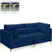 Julia Navy Velvet Modular Sofa image