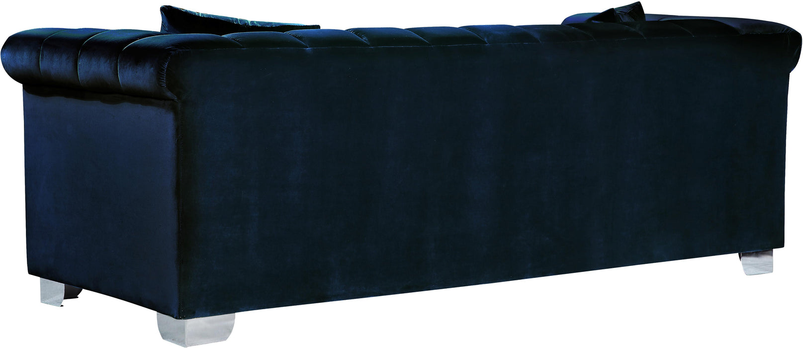 Kayla Navy Velvet Loveseat