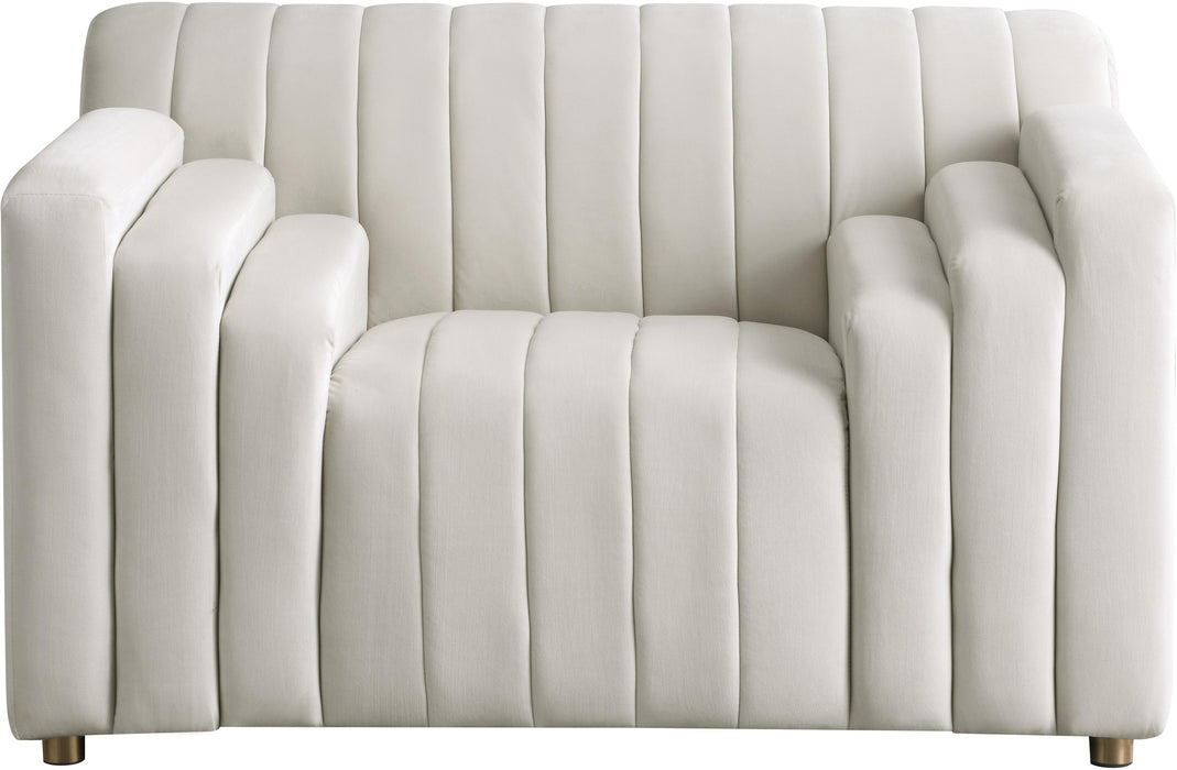 Naya Cream Velvet Chair