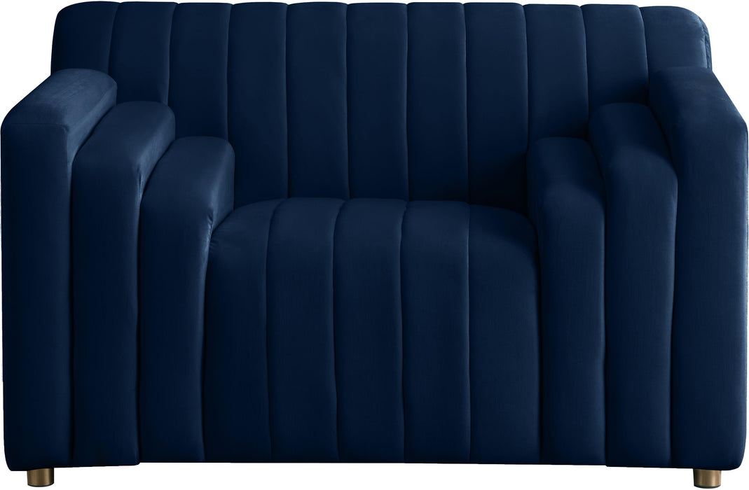 Naya Navy Velvet Chair