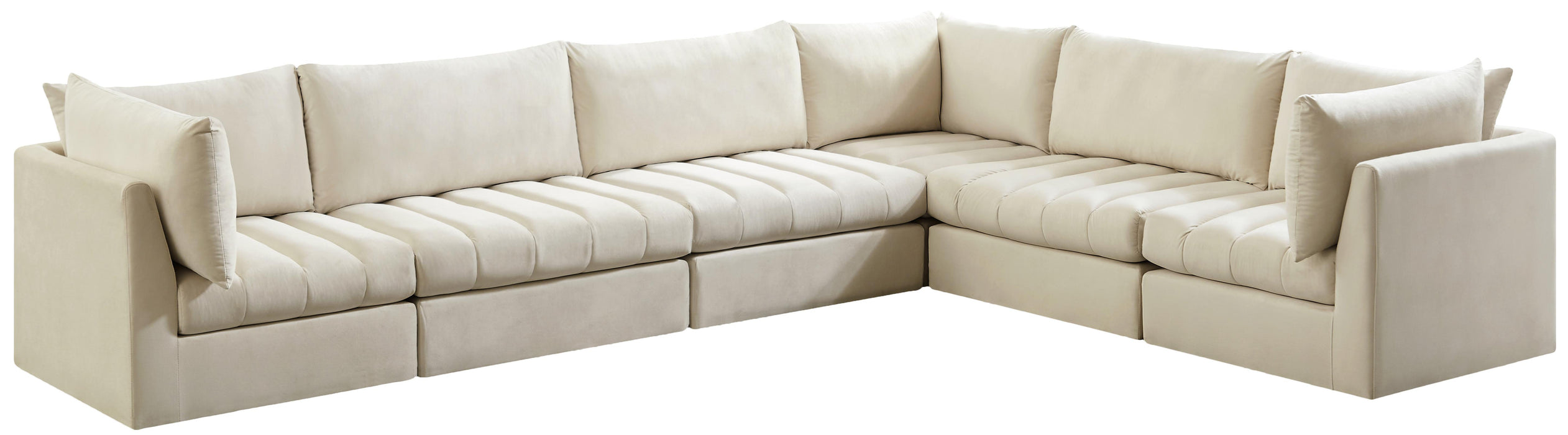 Jacob Cream Velvet Modular Sectional