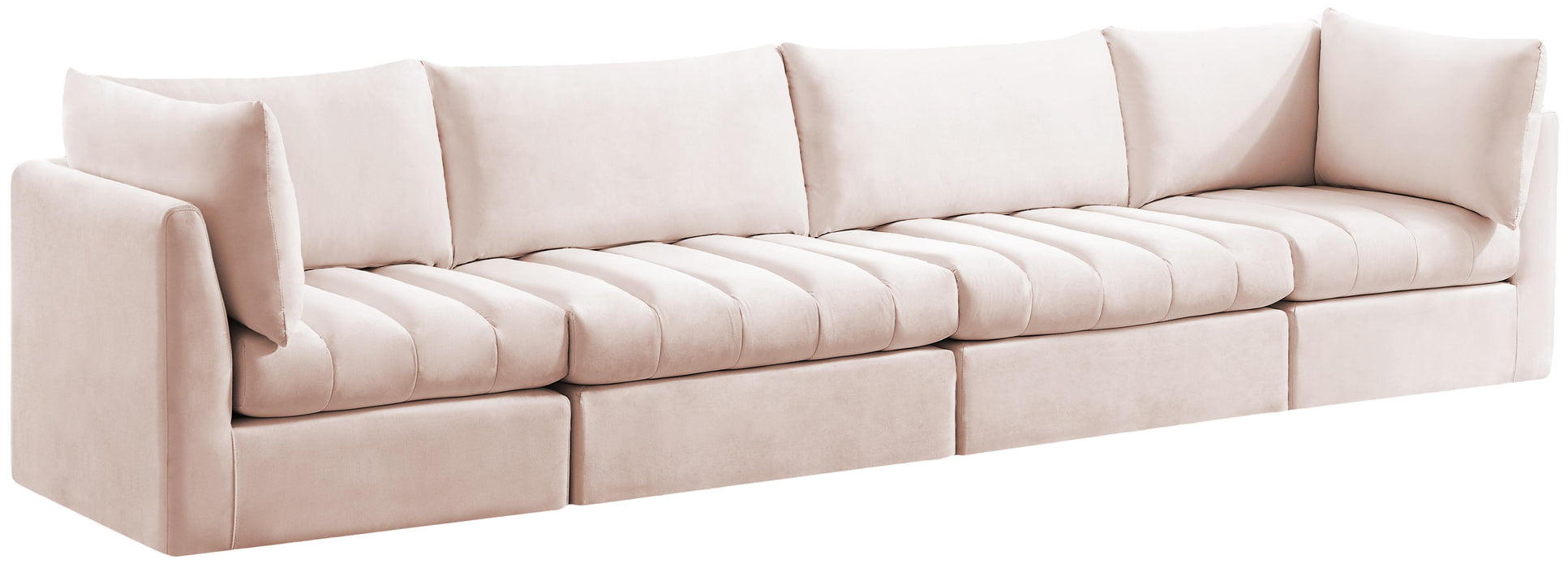 Jacob Pink Velvet Modular Sofa