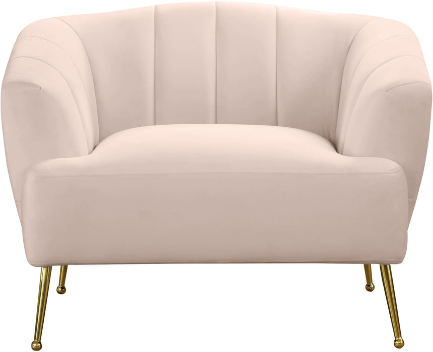 Tori Pink Velvet Chair