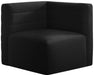 Quincy Black Velvet Modular Corner Chair image