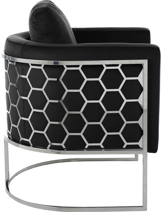 Casa Black Velvet Chair