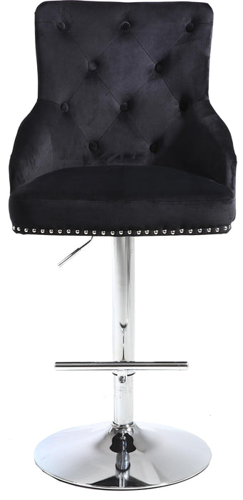 Claude Black Velvet Adjustable Stool