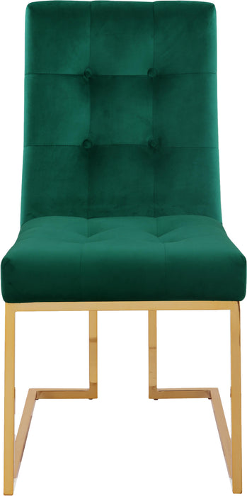 Pierre Green Velvet Dining Chair