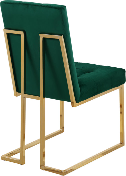 Pierre Green Velvet Dining Chair