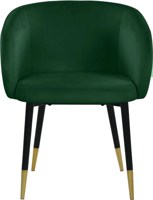 Louise Green Velvet Dining Chair