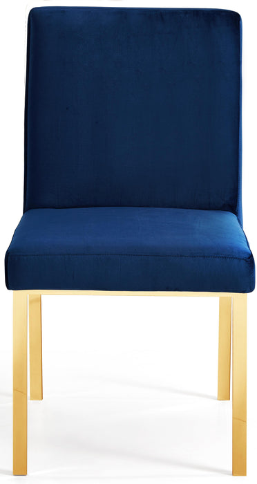 Opal Navy Velvet Dining Chair