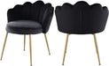 Claire Black Velvet Dining Chair image