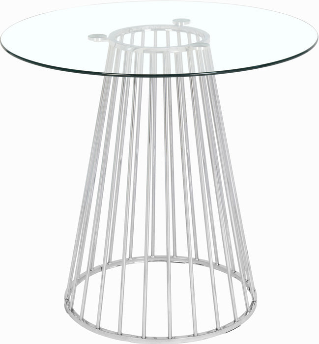 Gio Chrome Counter Height Table