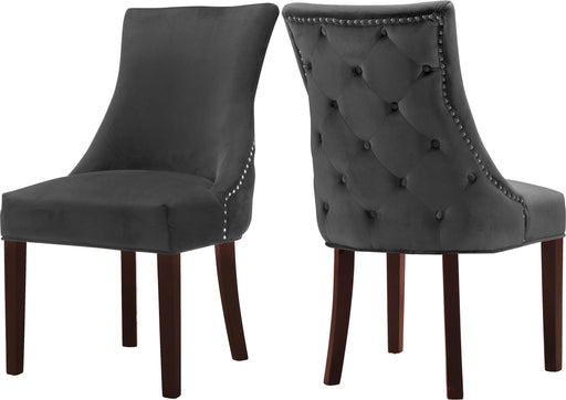 Hannah Grey Velvet Dining Chair image