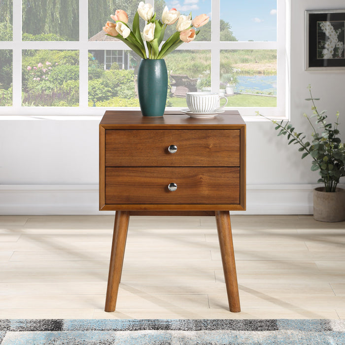 Teddy Walnut Night Stand