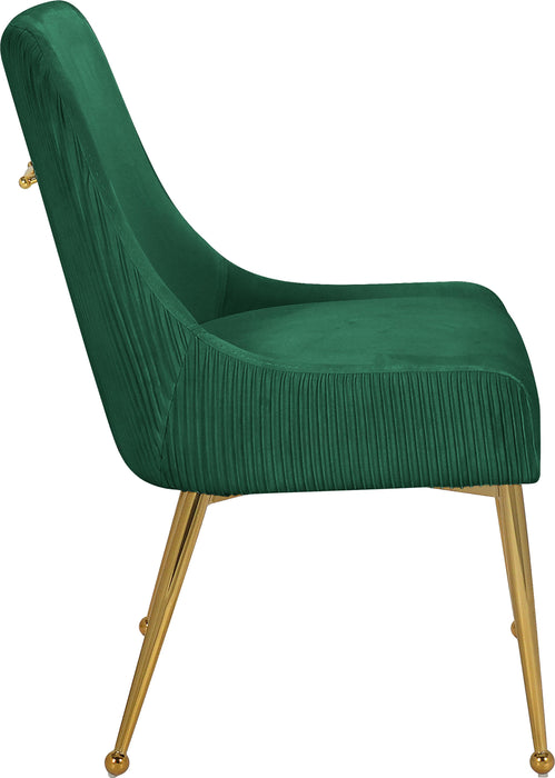 Ace Green Velvet Dining Chair