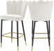 Lily Cream Velvet Stool image