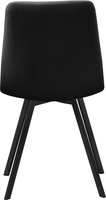 Annie Black Velvet Dining Chair