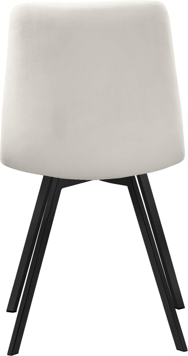 Annie Cream Velvet Dining Chair