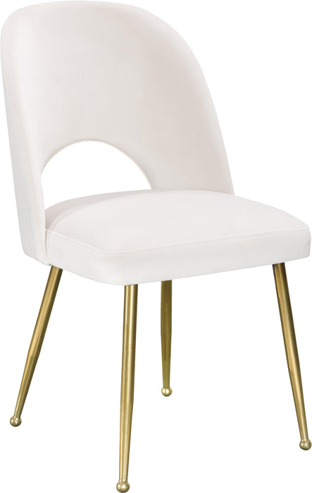 Logan Cream Velvet Dining Chair