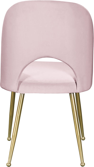 Logan Pink Velvet Dining Chair