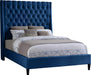 Fritz Navy Velvet Full Bed image