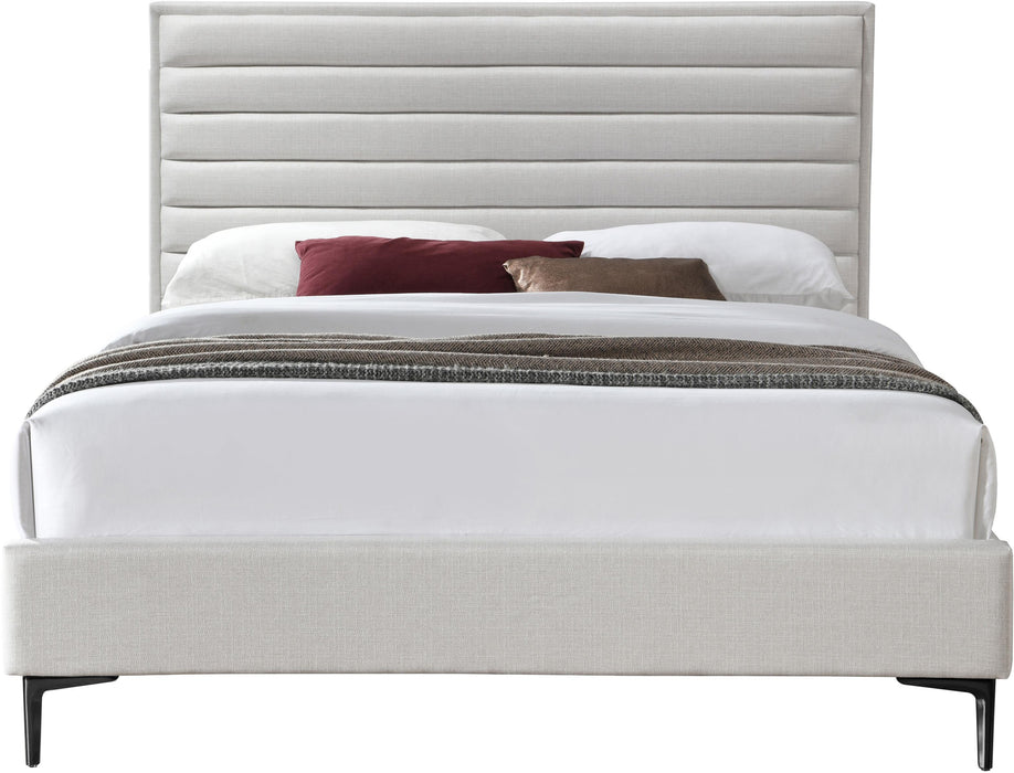 Hunter Cream Linen King Bed