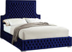 Sedona Navy Velvet Queen Bed image