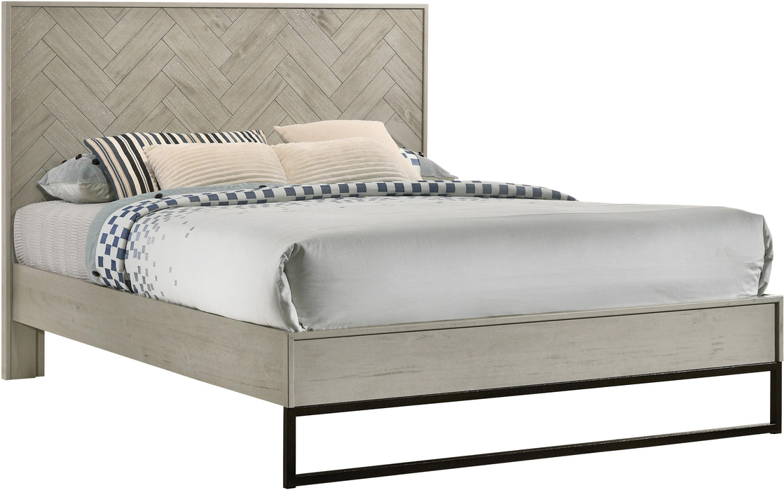 Weston Grey Stone King Bed (3 Boxes) image