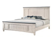Crown Mark Sawyer King Panel Bed in Two-Toned image